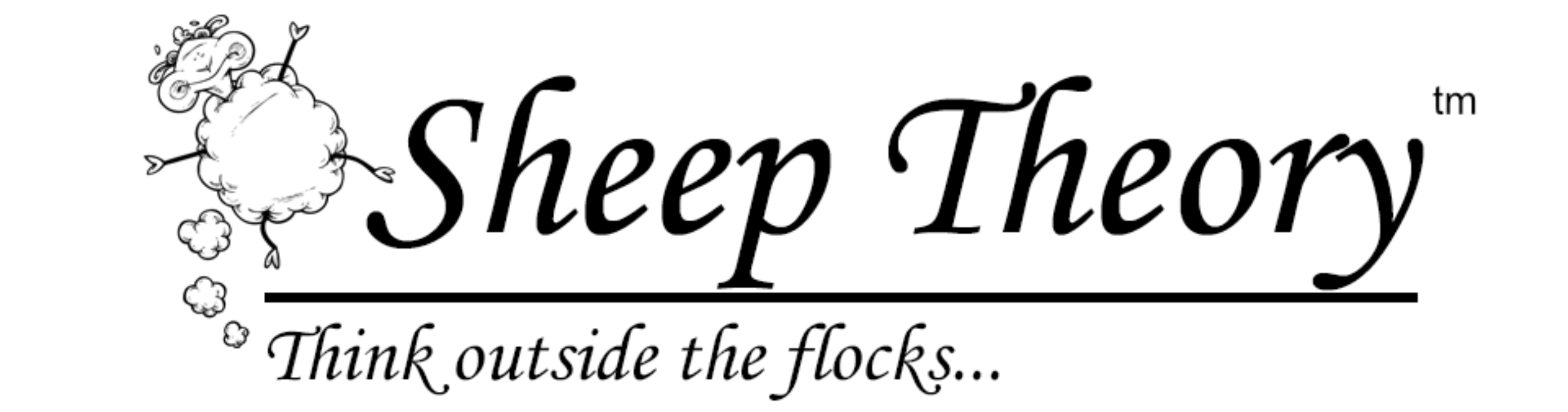 Sheep Theory - Think Outside The Flocks Sheep Theory Logo
