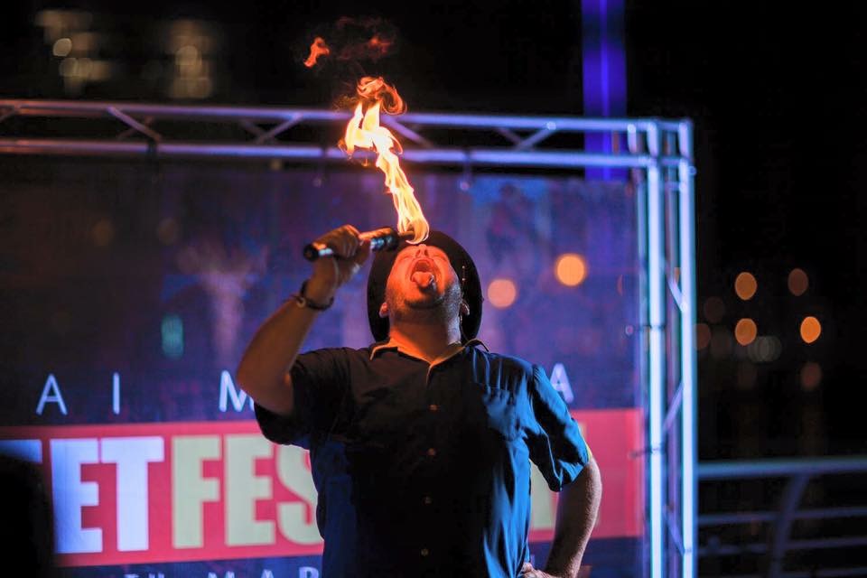 Greg Frisbee - Fire Eating