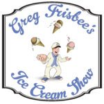 ice cream show logo Greg Frisbee's Ice Cream Show Logo