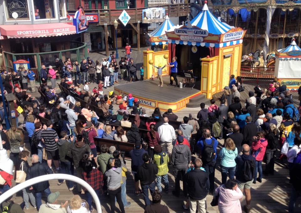 Greg Frisbee in San Francisco at Pier 39