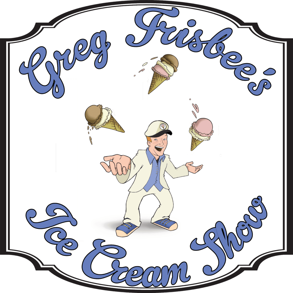 Greg Frisbee's Ice Cream Show Logo