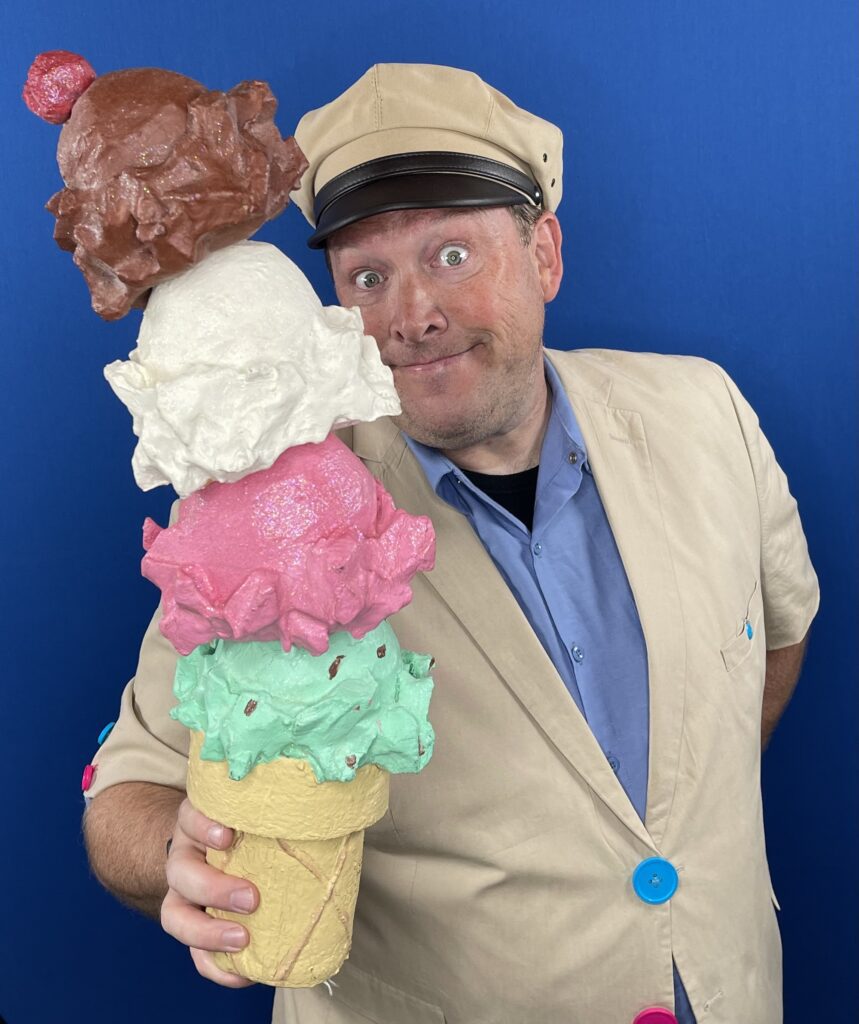 Comedy Ice Cream Character - Greg Frisbee